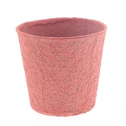 Übertopfdeckel Pulp Carta rot D09cm H09cm