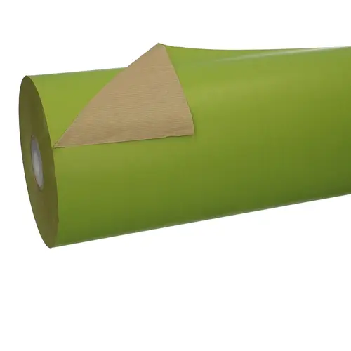 Papier Rolle 60cm braun/lime 50gr 12kg