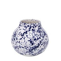 Keramik Vase Kalamos blau D17cm H20cm
