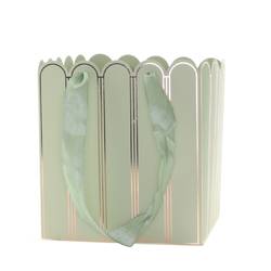 Tasche Indy grün 16x16x18cm