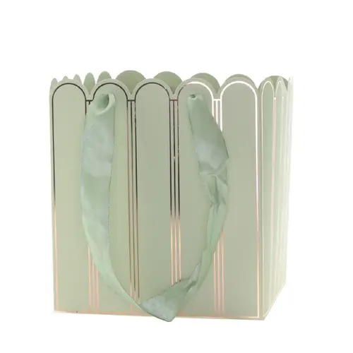 Tasche Indy grün 16x16x18cm