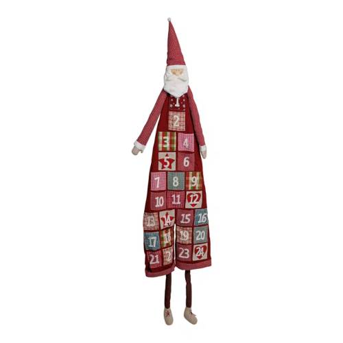 Adventskalender Nikolaus Plüsch/Textil 180cm