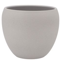 Keramik Übertopf Vinci grau matt D22cm H19cm