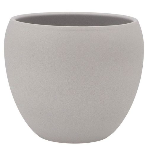 Keramik Übertopf Vinci grau matt D22cm H19cm