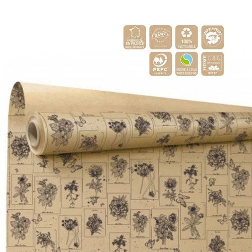 Papier Rolle 80cm Curiosity Natur 40m