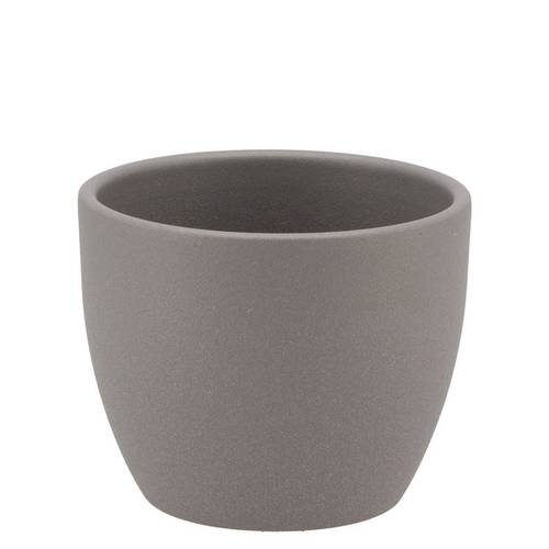 Keramik Orchidee Übertopf grau D07cm