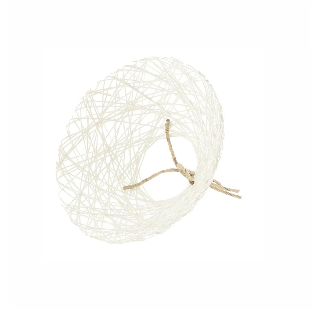 Strausshalter Paperweb weiss D25cm