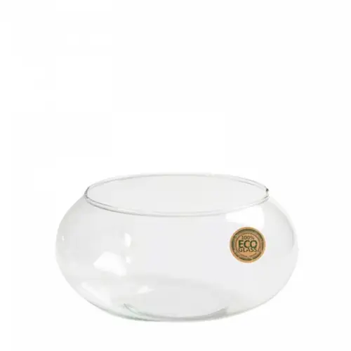 Glas Eco Schale Rund D25cm H10cm