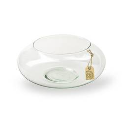 Glas Eco Schale Rund D25cm H10cm