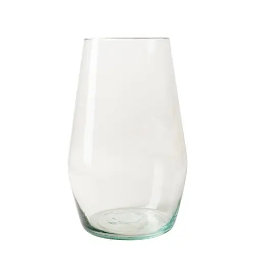 Glas Vase Hubert D19cm H32cm
