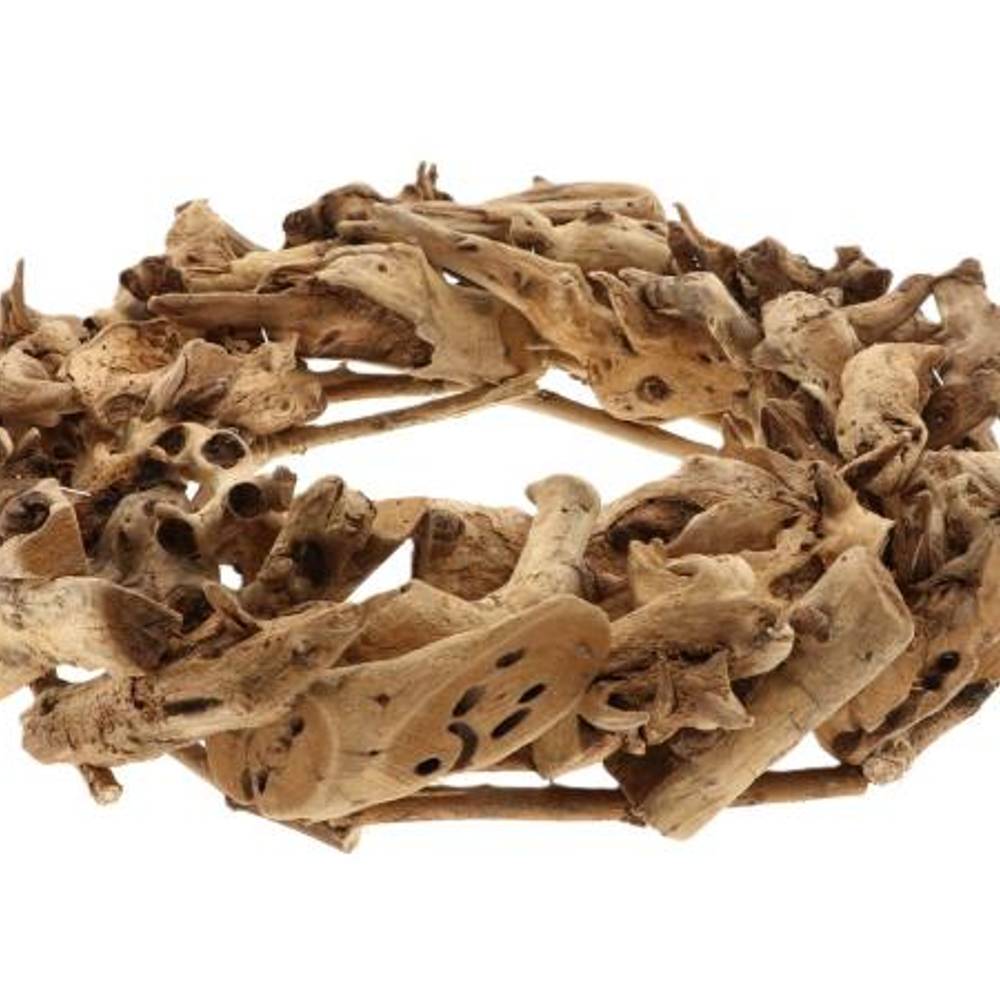 Kranz Holz braun D45cm