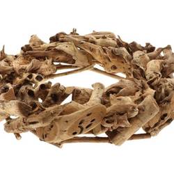 Kranz Holz braun D45cm