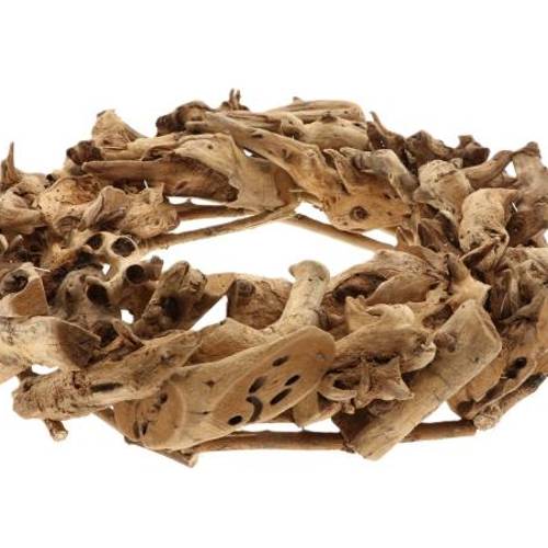 Kranz Holz braun D45cm