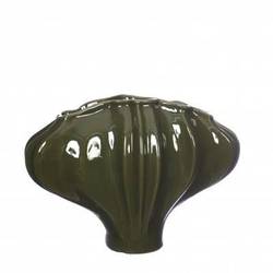 Keramik Vase Ayla grün 27x12x19cm