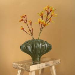 Keramik Vase Ayla grün 27x12x19cm
