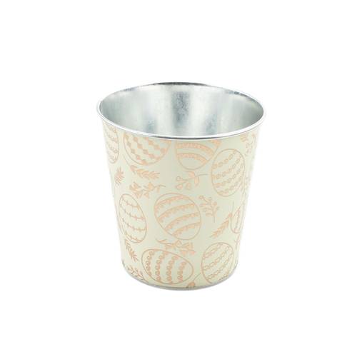 Zink Topf Alotte hell grün D13cm H13cm