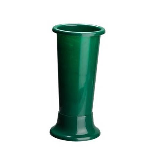 Kunststoff Vase Ideal grün D11cm H25cm