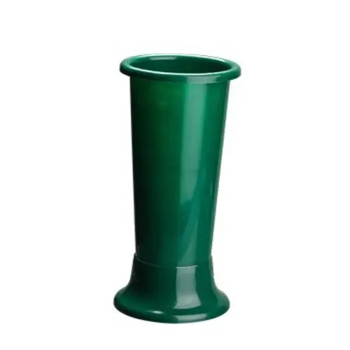 Kunststoff Vase Ideal grün D11cm H25cm