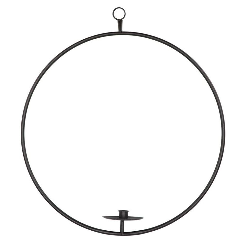 Kerzenständer Ring hang schwarz D53cm