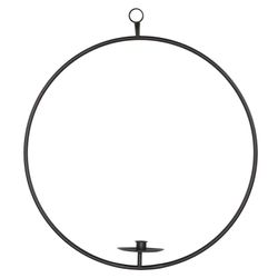 Kerzenständer Ring hang schwarz D53cm