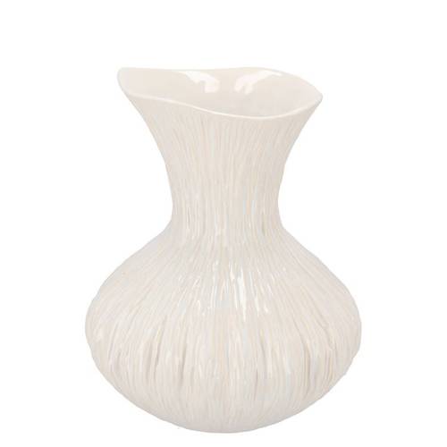 Keramik Vase Mirre weiss 19x19x23cm