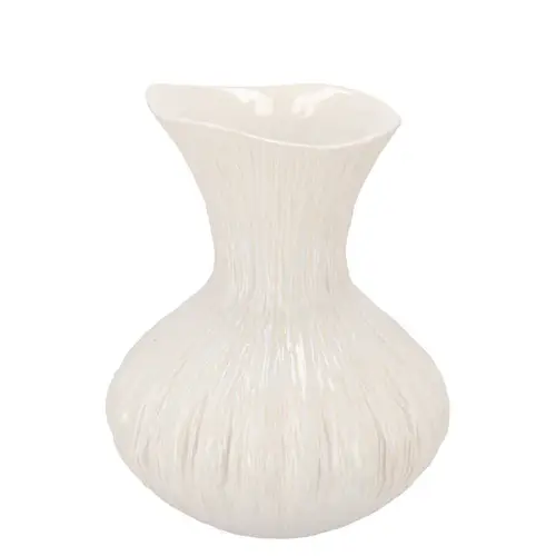 Keramik Vase Mirre weiss 19x19x23cm