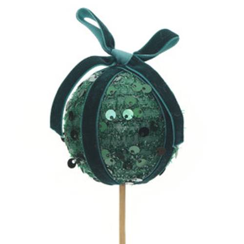 Kugel auf Stab Bon Bon grün L50cm D06cm