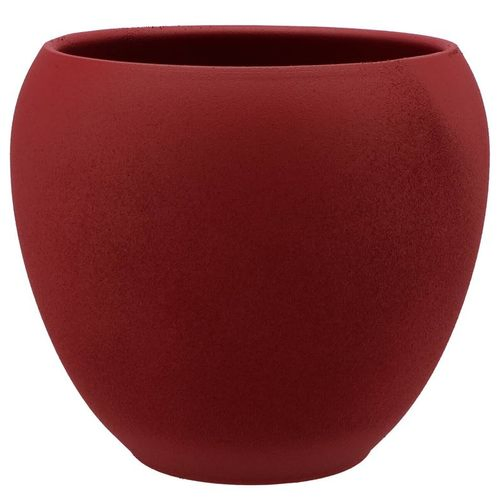 Keramik Übertopf Vinci Velvet rot 28x24cm