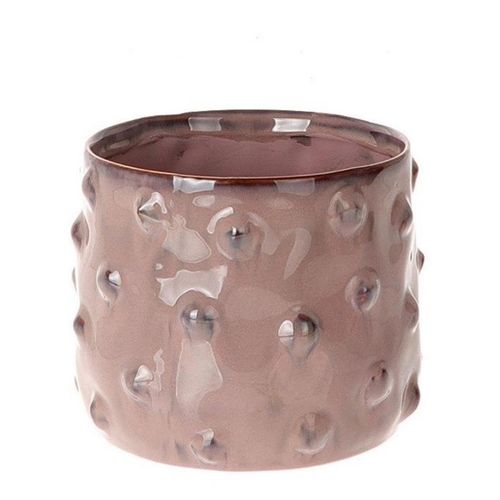 Keramik Übertopf Bozzola rosa D20.5cm H17.5cm