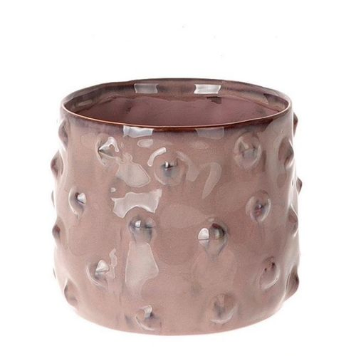 Keramik Übertopf Bozzola rosa D20.5cm H17.5cm