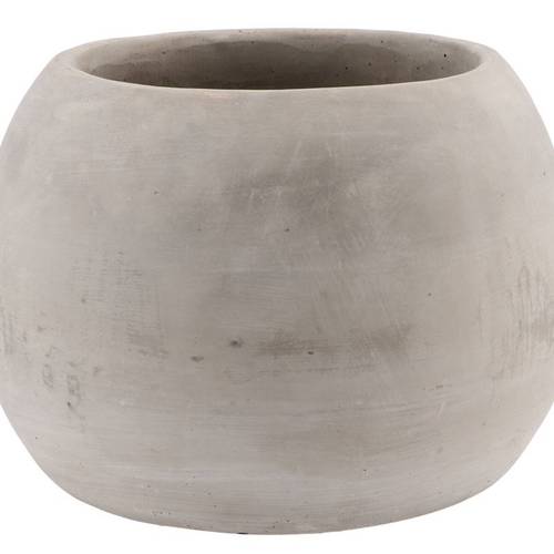 Beton Übertopf Kugel 24x20cm