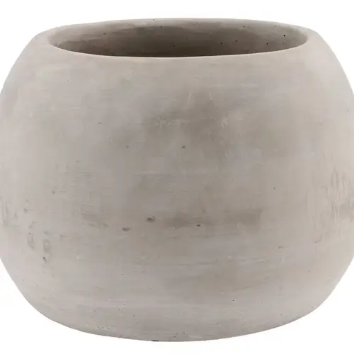 Beton Übertopf Kugel 24x20cm