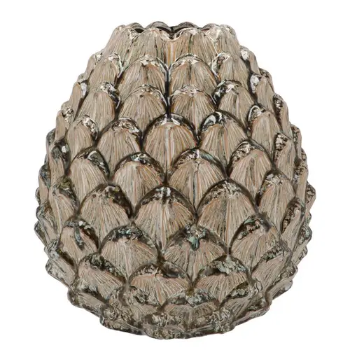 Keramik Vase Tannenzapfen 34x37cm