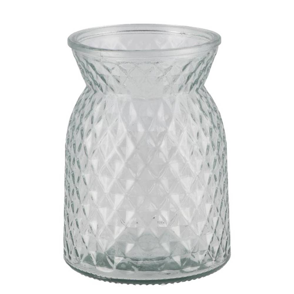 Glas Vase Diamant D12cm H16cm