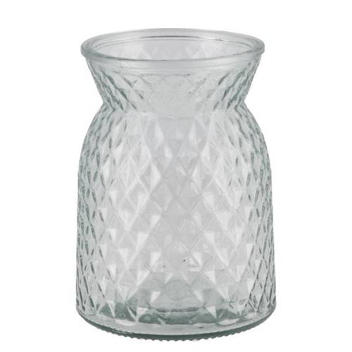 Glas Vase Diamant D12cm H16cm