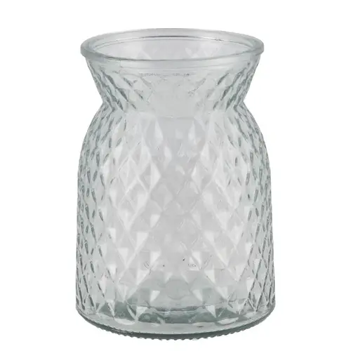 Glas Vase Diamant D12cm H16cm