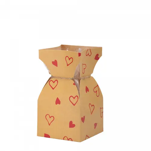 Strausstasche Love D11.5cm H21cm