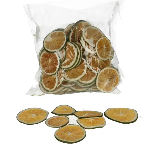 Trocken Apfelsinenscheiben grün 250gr