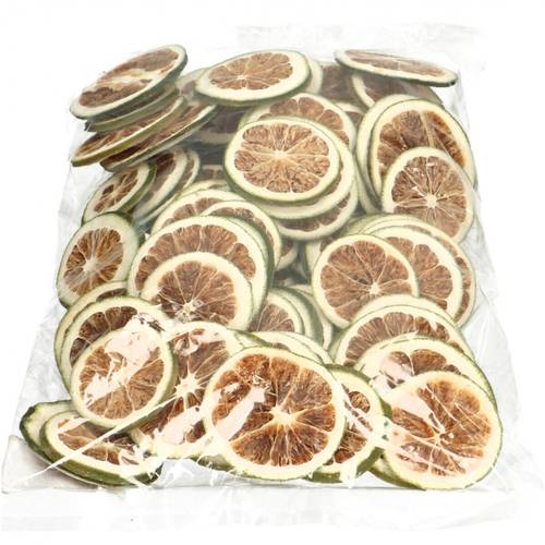Trocken Apfelsinenscheiben grün 250gr
