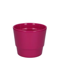 Keramik Übertopf Basic fuchsia D14.5cm H12cm