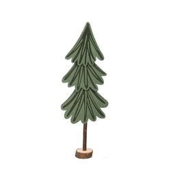 Deko Baum Filz grün D16cm L45cm