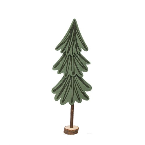 Deko Baum Filz grün D16cm L45cm