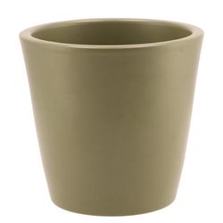 Keramik Übertopf Vinci olivgrün D18cm H16cm