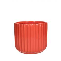 Keramik Übertopf Codi orange D13cm H12cm 