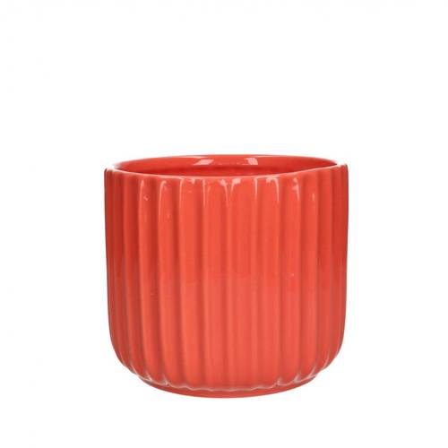 Keramik Übertopf Codi orange D13cm H12cm 