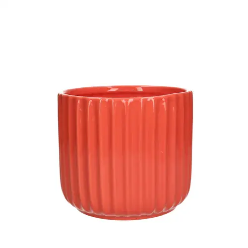 Keramik Übertopf Codi orange D13cm H12cm 