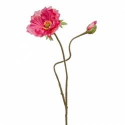 Seiden Papaver rosa L74cm
