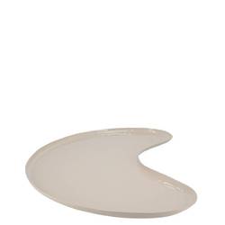 Metall Teller Hawley creme 30x21cm