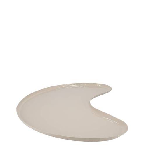 Metall Teller Hawley creme 30x21cm