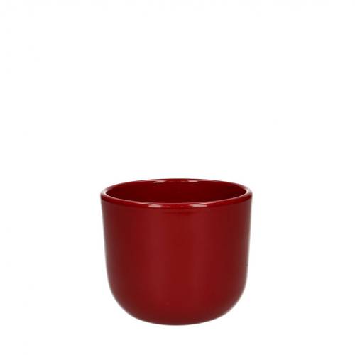 Keramik Übertopf Davina rot D10cm H08.5cm